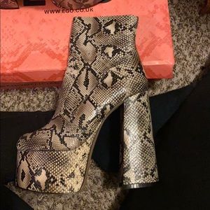 Snake Platform Bootie
